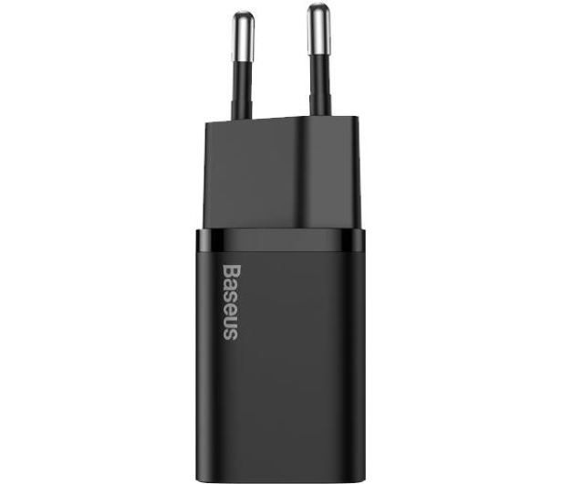 BASEUS Super Si Quick Charger (1xUSB-C, 25W) z przewodem USB-C - USB-C, 1m, czarna - 1079276 - zdjęcie 4